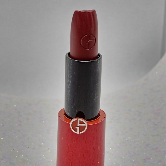 Giorgio Armani 634 Burgundy Rouge Ecstasy Lipstick - Picture 5 of 6